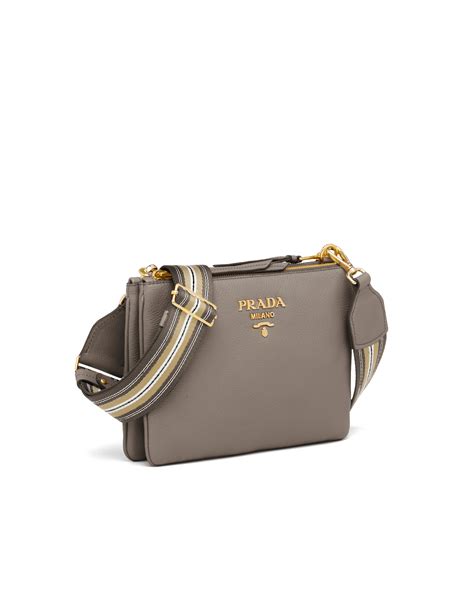 prada crossbag nude grey saffiano leather cross body bag|Prada odette saffiano.